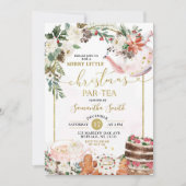 Invitation Joyeux Joyeux Joyeux Parc de Noël - Thé (Devant)