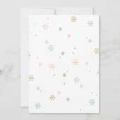 Invitation Joyeux JoyoUs Cartoon Animaux Noël (Dos)