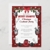 Invitation Joyeux Krampus Noël Cocktail Party (Devant)
