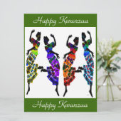 Invitation Joyeux Kwanzaa (Debout devant)