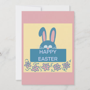 Invitation Joyeux lapin de Pâques