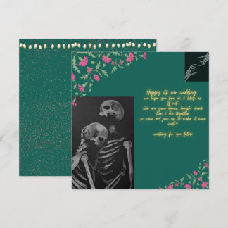 Invitation Joyeux mariage Halloween