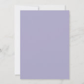 Invitation Joyeux Mariage Pour Toujours Dusty Purple pour la  (Dos)
