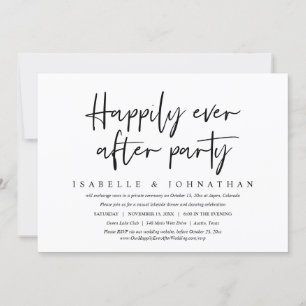 Invitation Joyeux Mariage Simplifié Fête de Fiançailles
