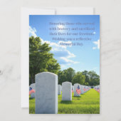 Invitation Joyeux Memorial Day (Dos)