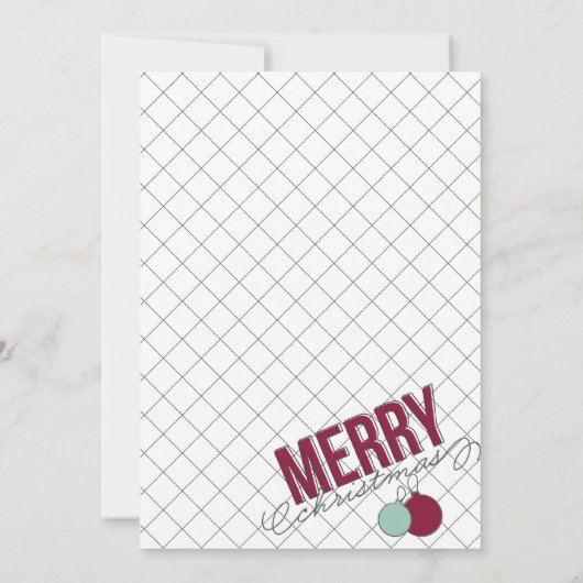 Invitation Joyeux Modèle d'invitation de fête de vacances (Dos)