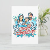 Invitation Joyeux Noël (Debout devant)