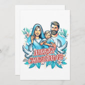 Invitation Joyeux Noël (Devant / Derrière)