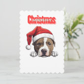 Invitation Joyeux Noël (Debout devant)