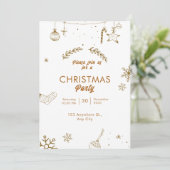 Invitation Joyeux Noël (Debout devant)