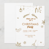 Invitation Joyeux Noël (Devant / Derrière)