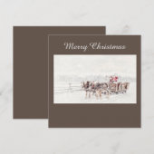 Invitation Joyeux Noël (Devant / Derrière)