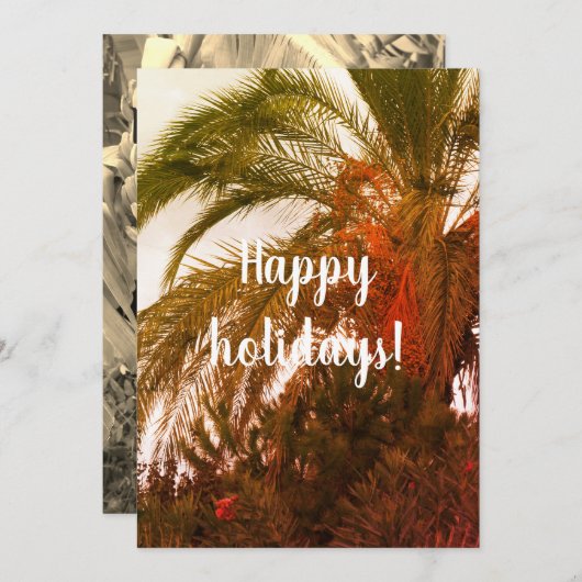 Invitation Joyeux Noël ! (Devant / Derrière)