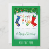 Invitation Joyeux Noël (Devant)