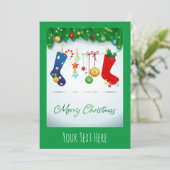 Invitation Joyeux Noël (Debout devant)