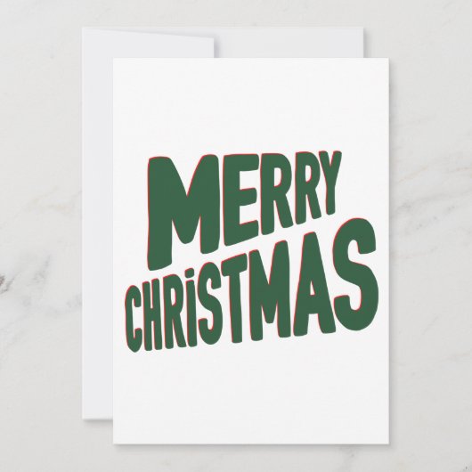 Invitation Joyeux Noël (Devant)