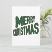 Invitation Joyeux Noël (Debout devant)