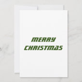 Invitation Joyeux Noël (Dos)