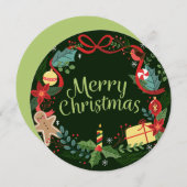 Invitation Joyeux Noël (Devant / Derrière)