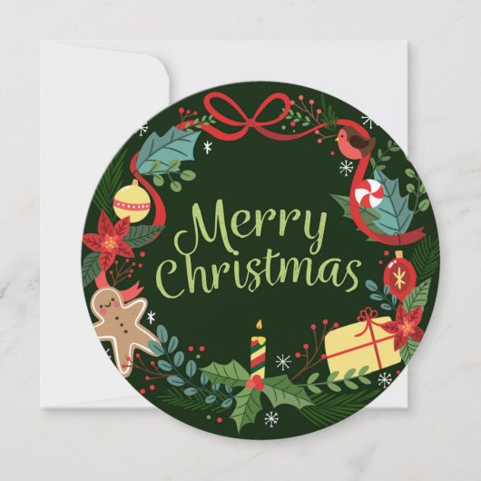 Invitation Joyeux Noël (Devant)