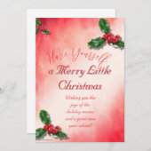 Invitation Joyeux Noël (Devant / Derrière)