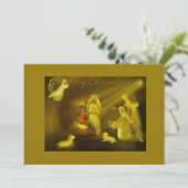 Invitation Joyeux Noël (Debout devant)