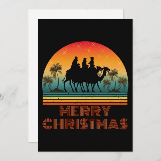 Invitation joyeux noël (Devant / Derrière)