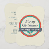 Invitation Joyeux Noël (Devant / Derrière)