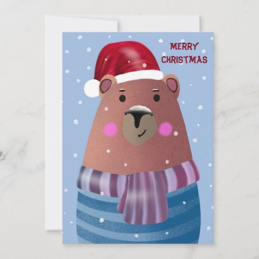 Invitation Joyeux Noël (Devant)