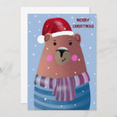 Invitation Joyeux Noël (Devant / Derrière)