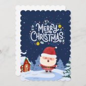 Invitation joyeux noël (Devant / Derrière)