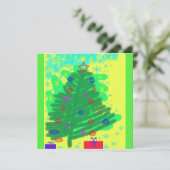 Invitation Joyeux Noël (Debout devant)
