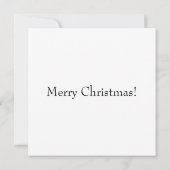 Invitation Joyeux Noël (Dos)