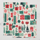 Invitation Joyeux Noël- (Devant / Derrière)