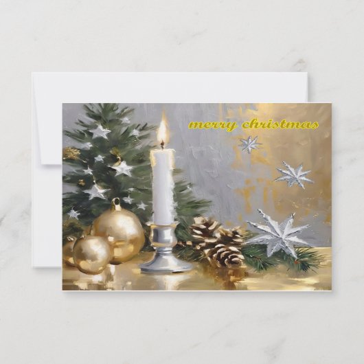 Invitation Joyeux Noël (Dos)