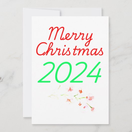 Invitation Joyeux Noël 2024 (Devant)