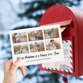 Invitation Joyeux Noël 6 Collage de photos