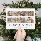 Invitation Joyeux Noël 6 Collage de photos