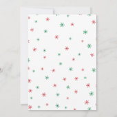 Invitation Joyeux Noël à Elfin (Dos)