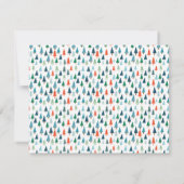 Invitation Joyeux Noël Arbre Vacances Vacances Vacances Green (Dos)