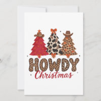 Joyeux Noël Arbres Fourrure Chapeaux de Cowboy Léo