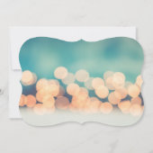 Invitation Joyeux Noël, Bokeh, Fête de Noël d'entreprise (Dos)