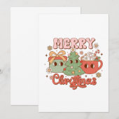 Invitation Joyeux Noël cadeau de Noël (Devant / Derrière)