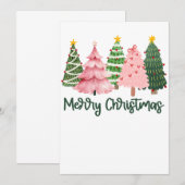 Invitation Joyeux Noël cadeau de Noël (Devant / Derrière)