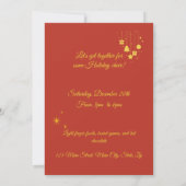 Invitation Joyeux Noël Classique (Dos)