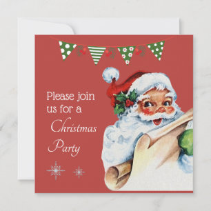 Invitation Joyeux Noël Conception de Cadeau de Fêtes de Fin d