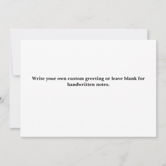 Invitation Joyeux Noël Créez votre propre message (Dos)