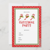 Invitation Joyeux Noël de la part du Père Noël (Dos)
