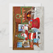 Invitation Joyeux Noël de Père Noël (Devant)