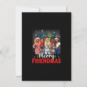 Invitation Joyeux Noël entre amis Noir Afro Africain Fier Pèr